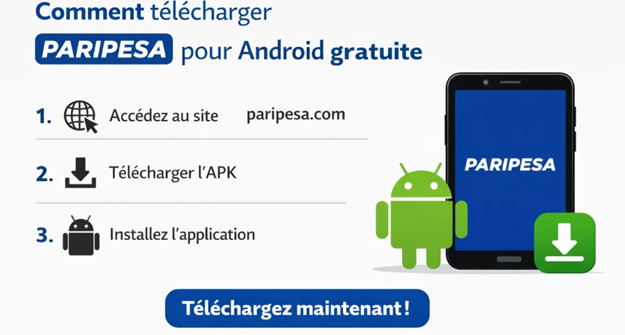 Comment telecharger paripesa pour android gratuite