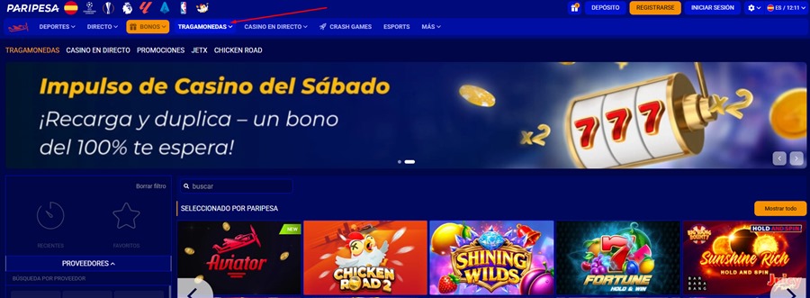 cómo jugar a las tragaperras